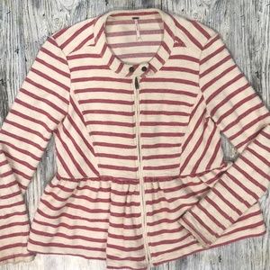 Free People Stripe Jacket